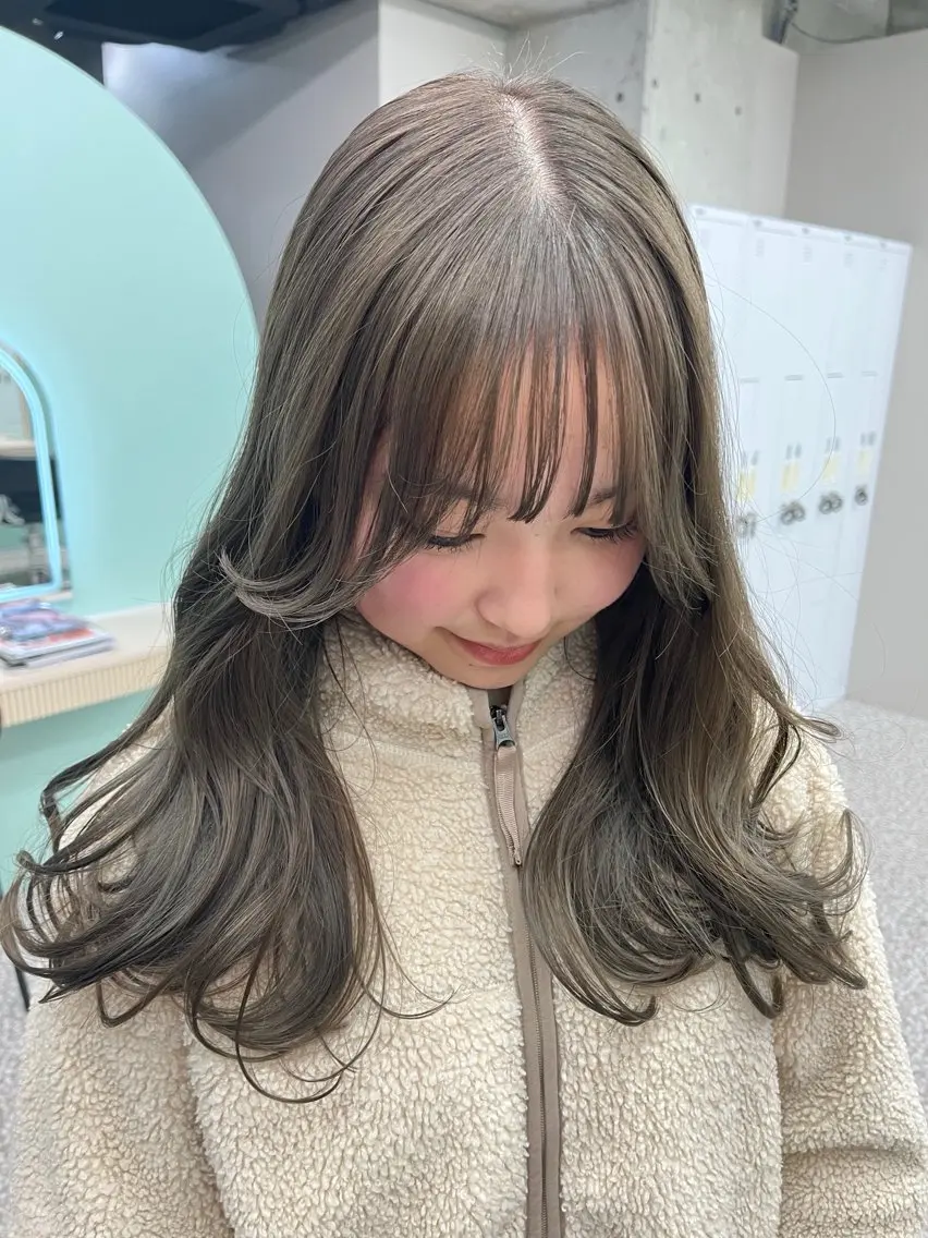 セミロング カラー カット ヘアカラー IROW/イロウ天神 大名店 yamaのヘアスタイル