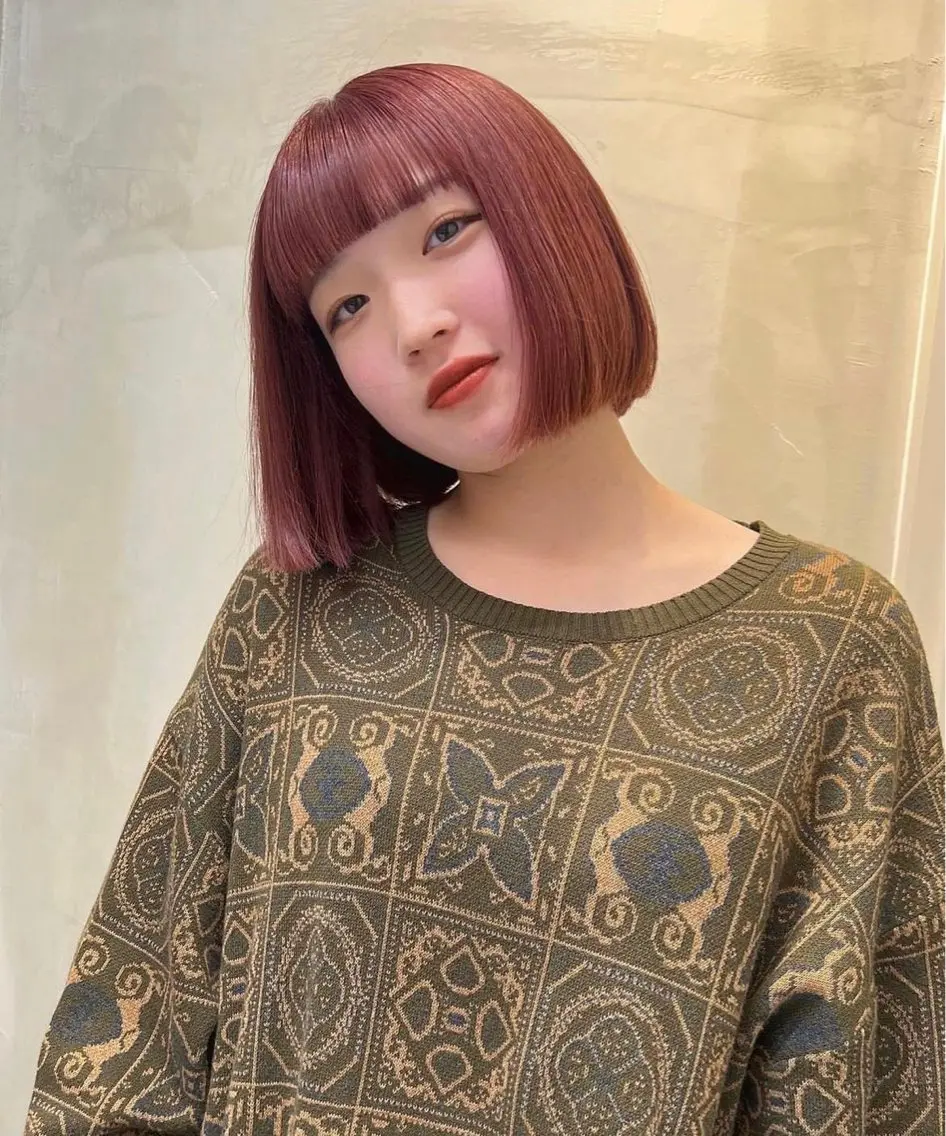 カラー+カットモデル(3cm以上カット)の写真