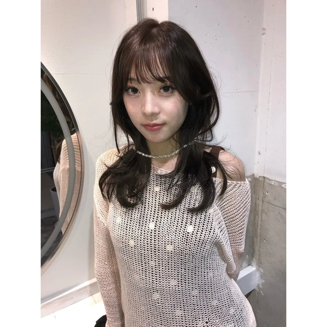 セミロング ヘアカラー fev kihoのヘアスタイル