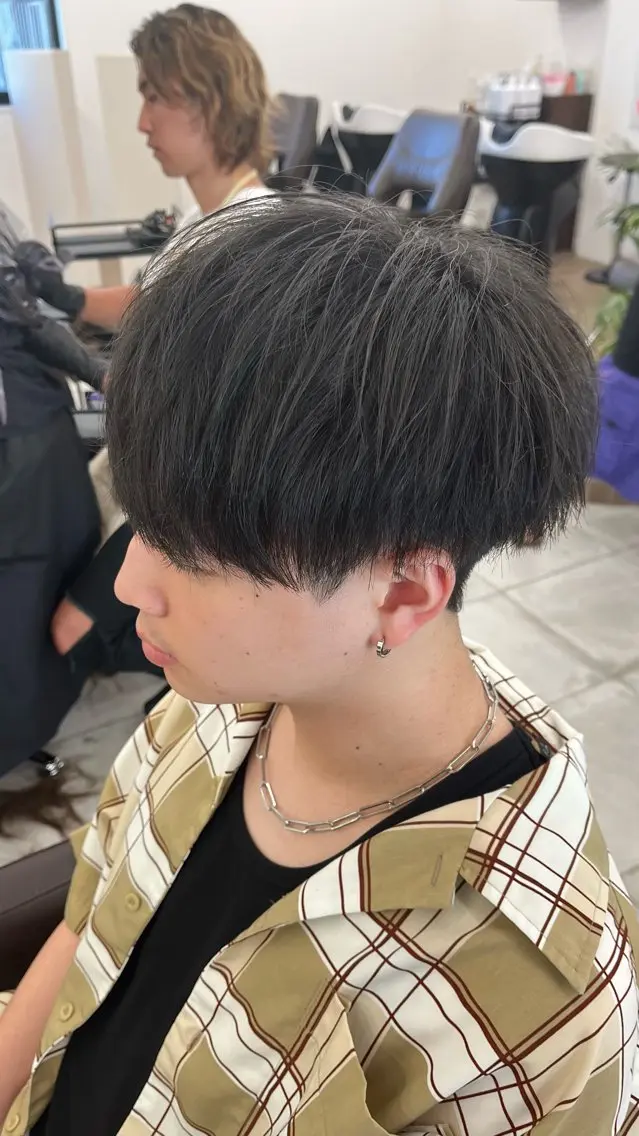 ショート パーマ メンズ 🏆メンズヘア特化 🥇代表りんぺーのヘアスタイル
