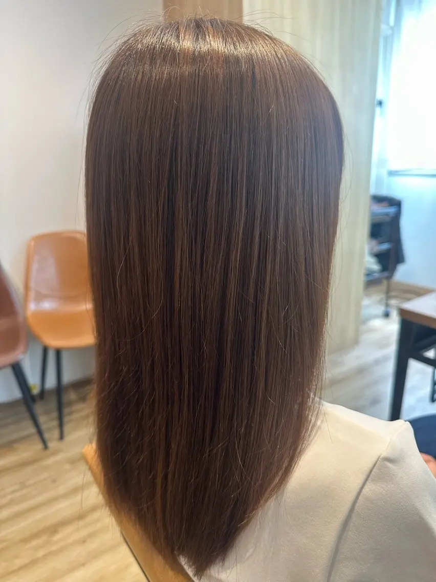 セミロング カラー ヘアカラー トリートメント ✨✂️Nori ✂️✨のヘアスタイル