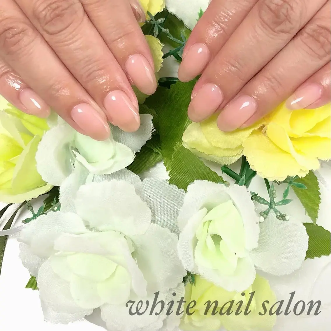 ネイル アートネイル フレンチネイル ジェルネイル ハードジェル 持ち込み white nail salonのネイルデザイン