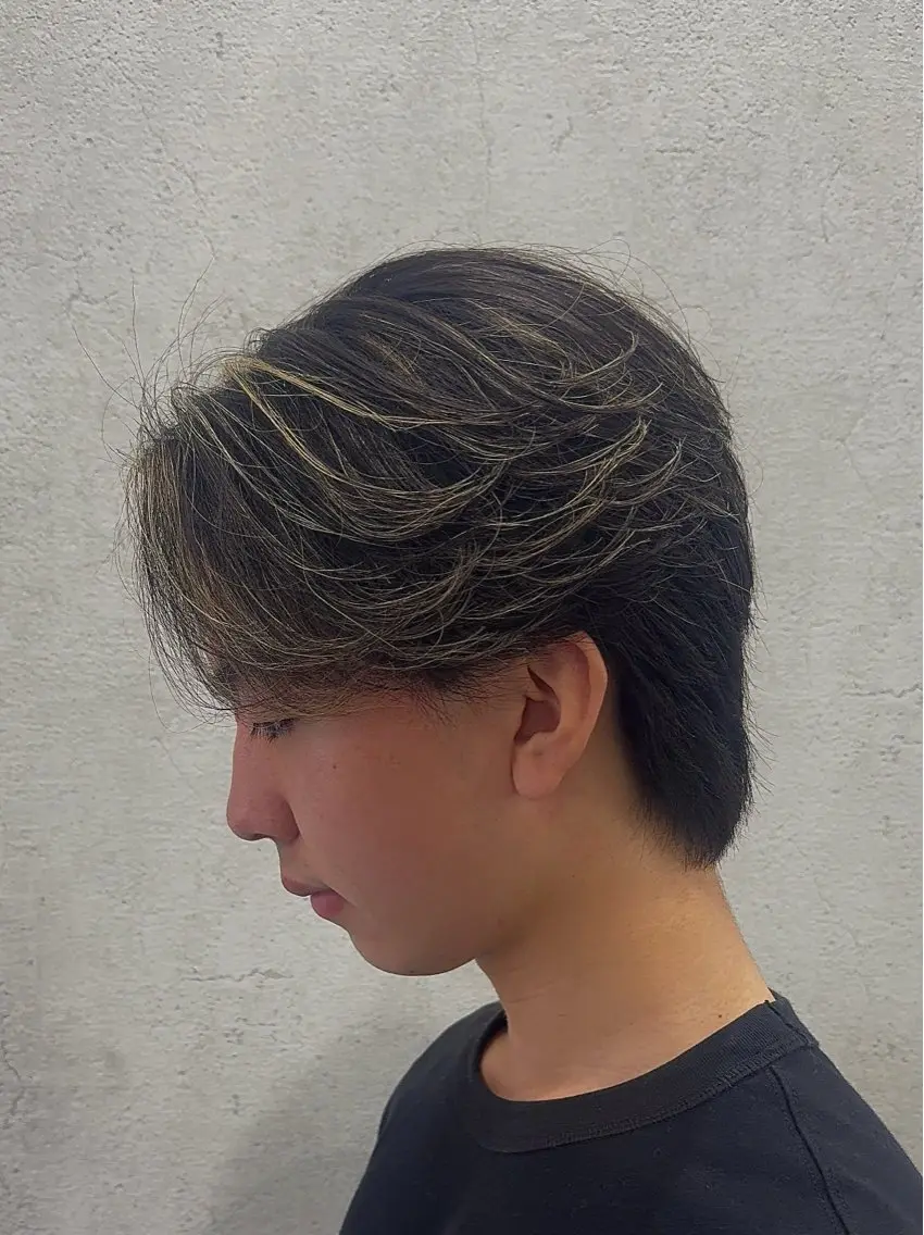 パーマ メンズ メンズパーマ ニュアンスパーマ カット パーマ 毛流れ/シャドウ 🇰🇷AYATOのヘアスタイル