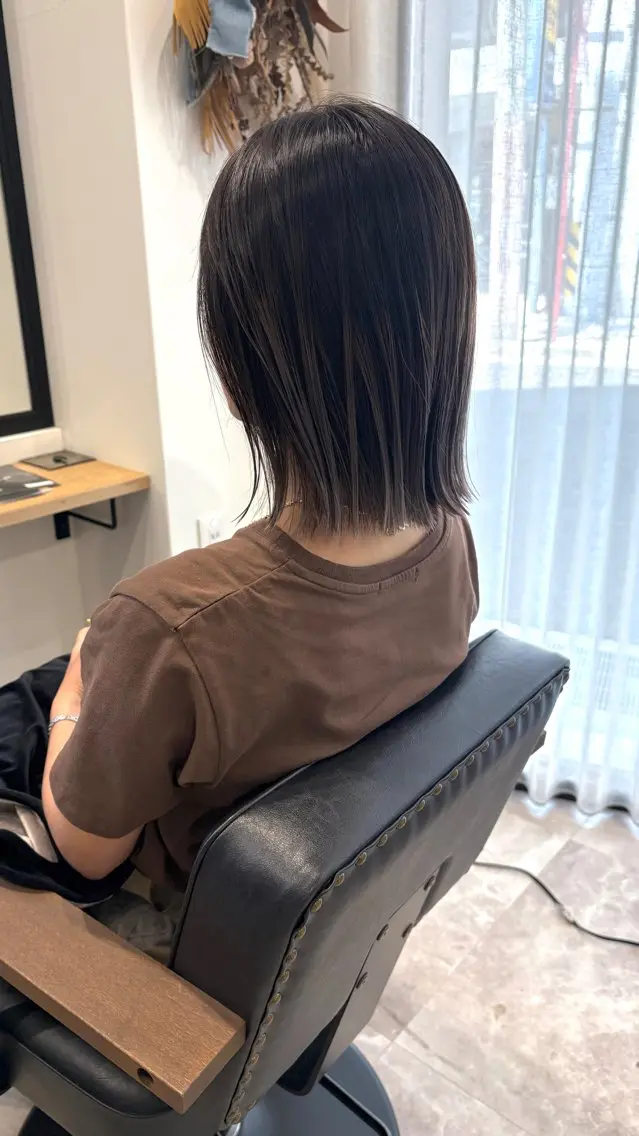カラー 河野いずみ レイヤー/ボブ 🤍のヘアスタイル