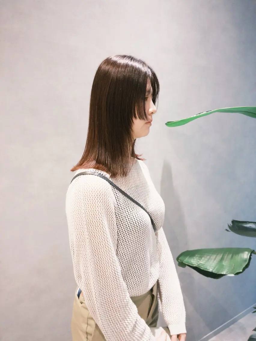 【 ⭐️ 5月限定 ⭐️ 】　前髪カット + カラーの写真