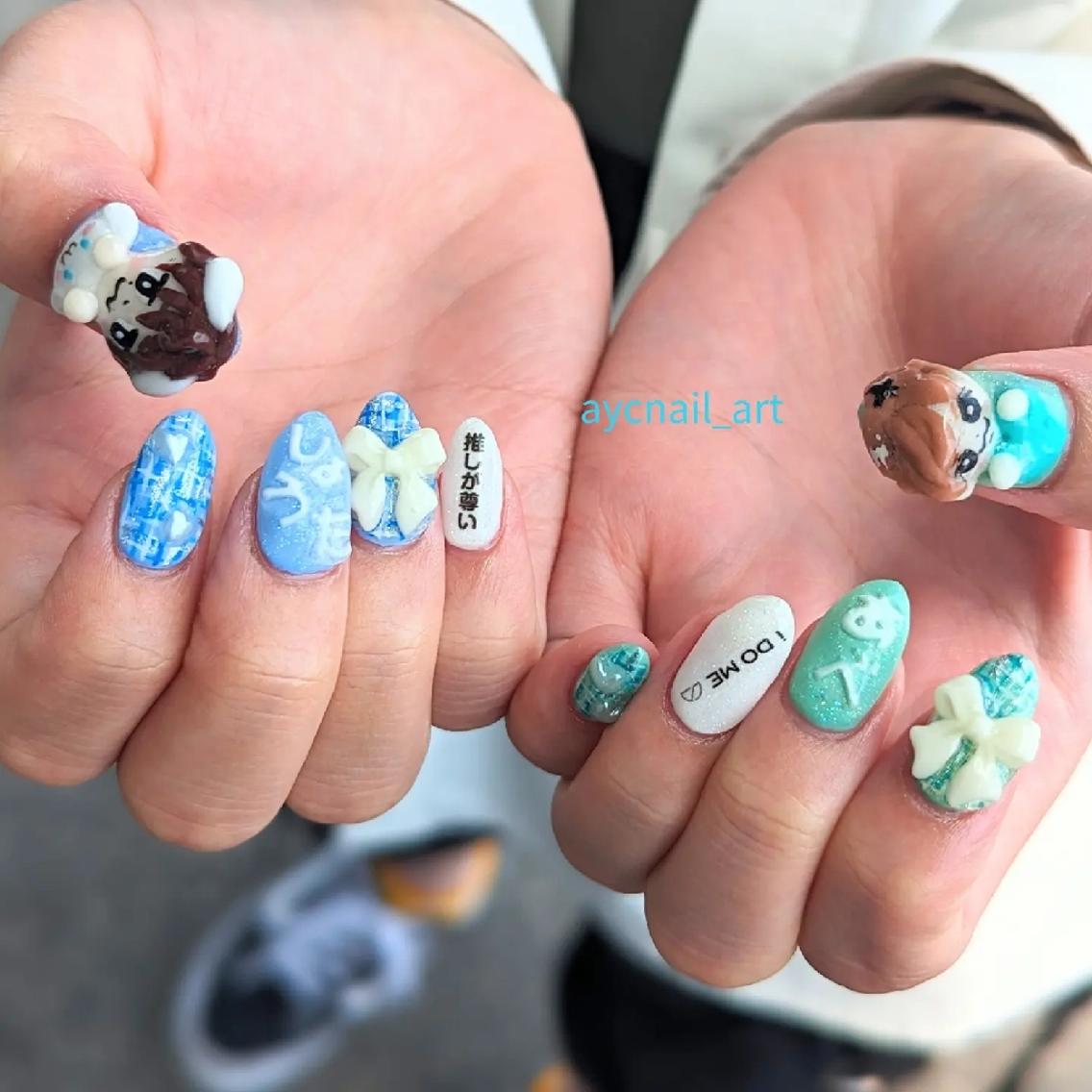 ネイル ハンドネイル 推しネイル | 　aycnailのネイルデザイン