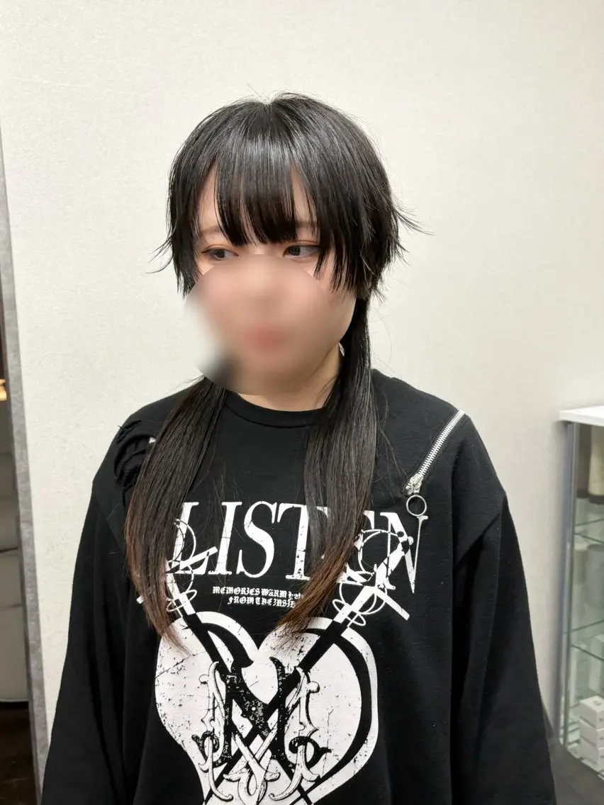 セミロング ウルフカット Tsubasa / 札幌美容師のヘアスタイル