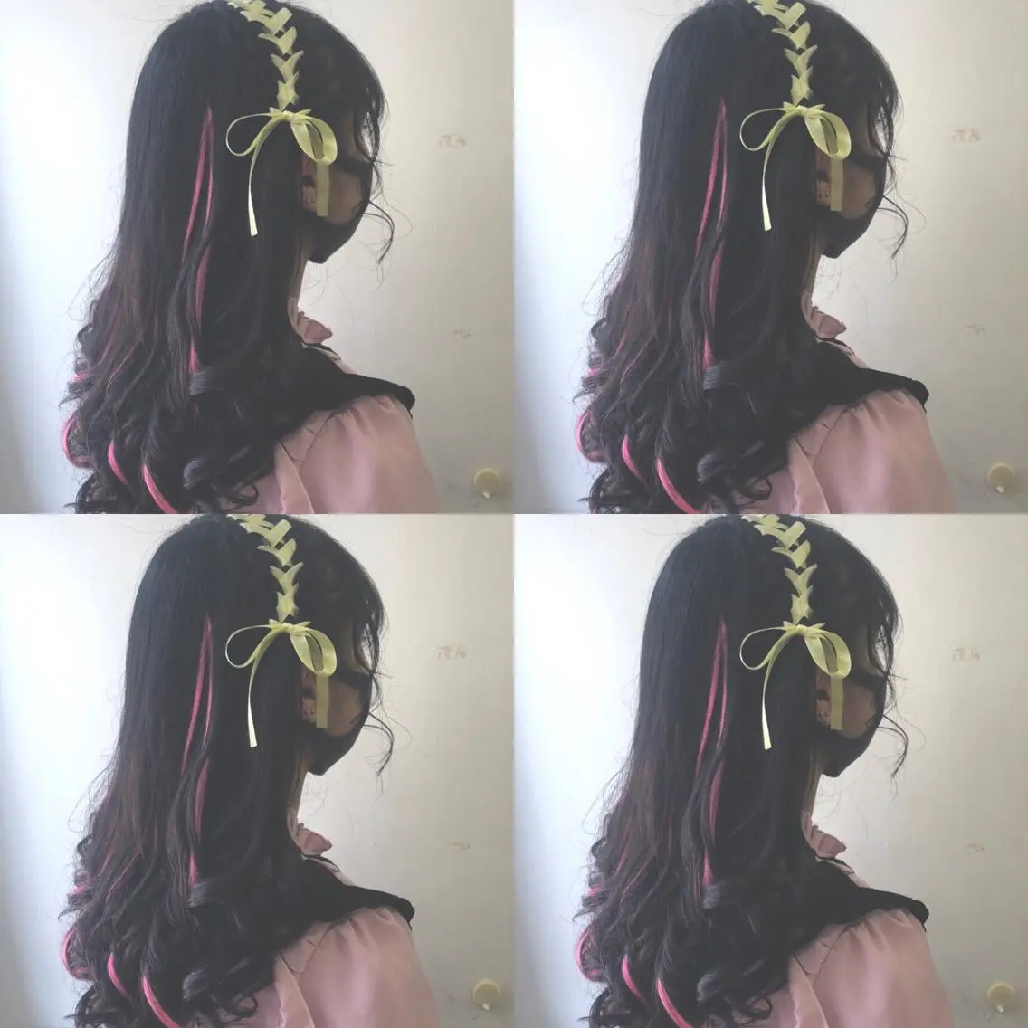 セミロング ヘアアレンジ ハーフアップ ヘアセット 🌷MAYU 🌷のヘアスタイル
