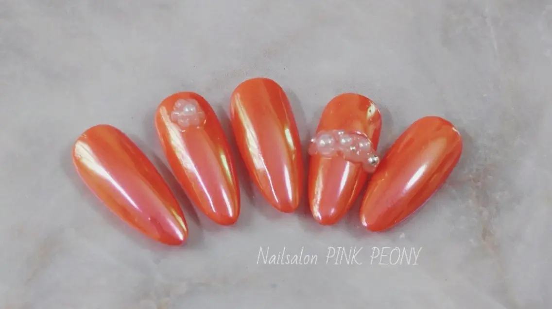 ネイル PINK PEONY AMIのネイルデザイン