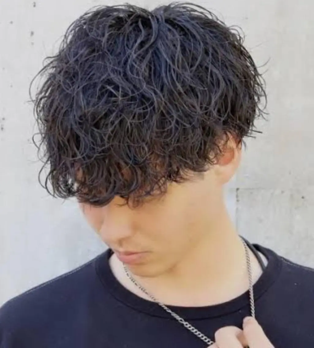 ミディアム ミディアムパーマ 石川 大瑚のヘアスタイル