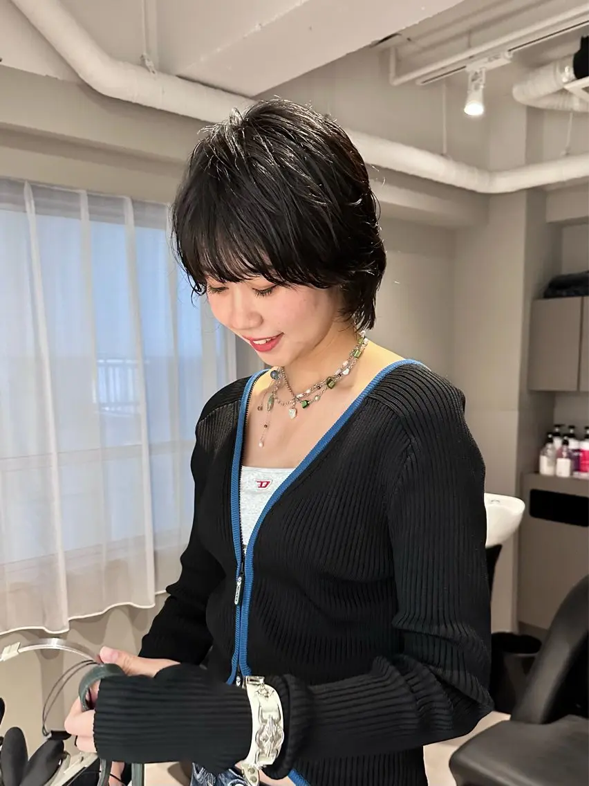 ショート カット レイヤーカット 古川洋之のヘアスタイル