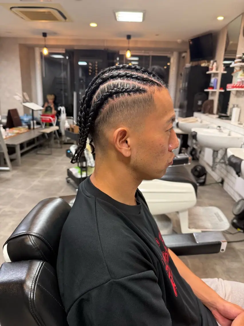 セミロング 松坂 祐斗のヘアスタイル