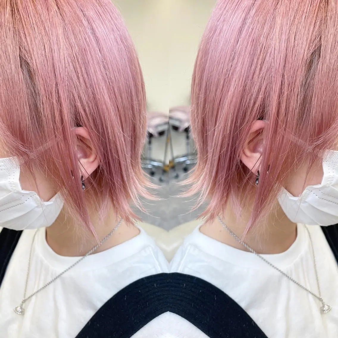 ショート ボブ 外ハネヘア トリートメント H (エイチ) 烏丸御池店のヘアスタイル