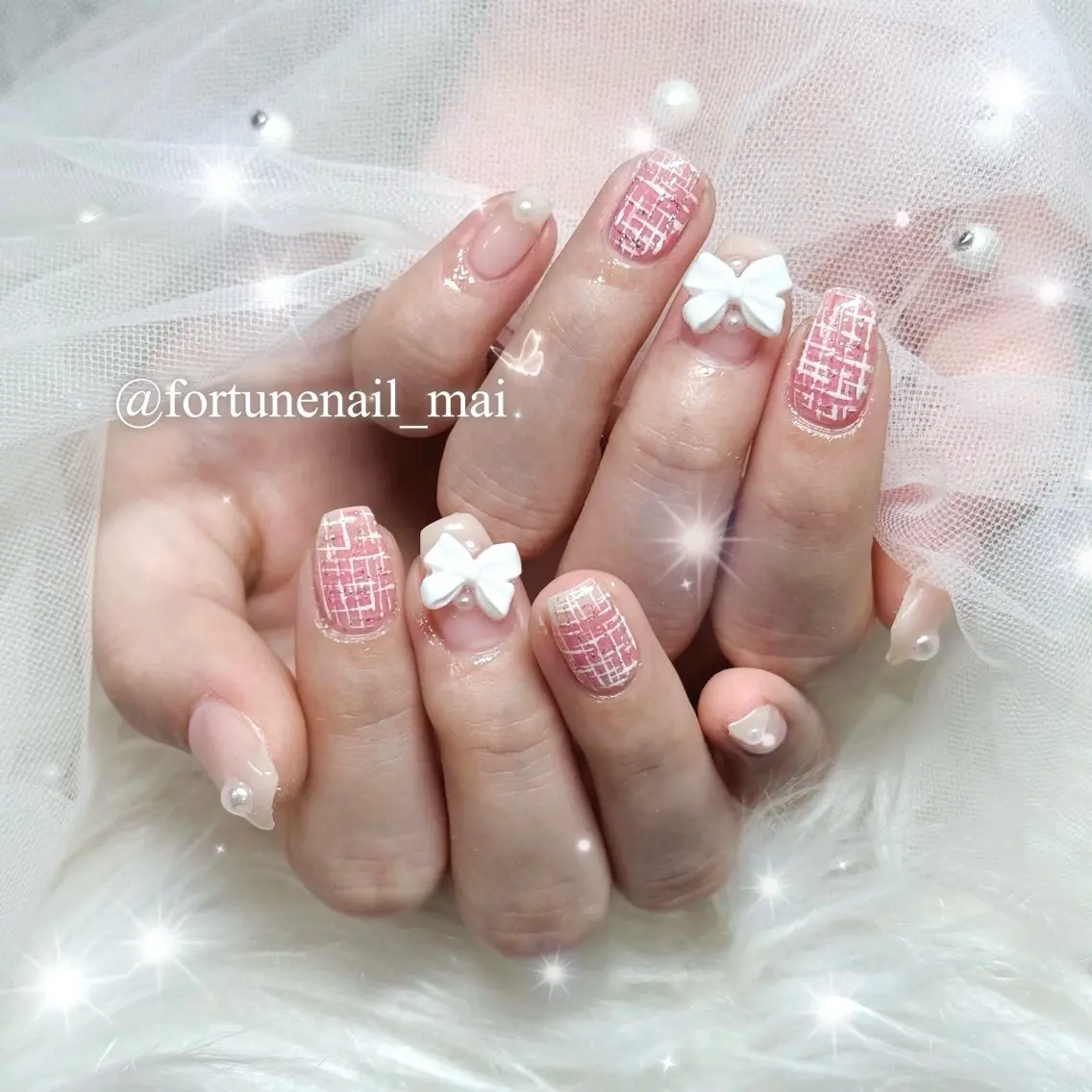 ネイル ハンドネイル 🎀Mai 🎀最短4/8🈳のネイルデザイン