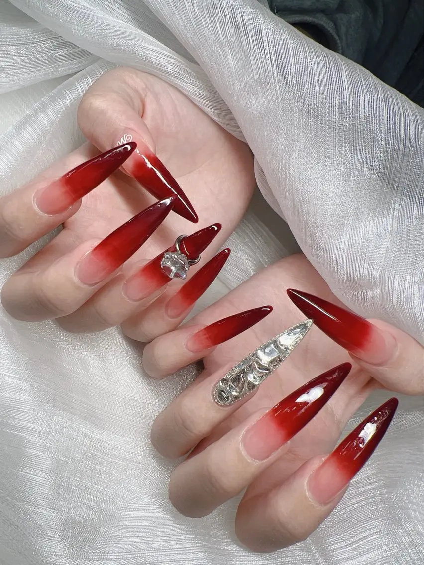 ネイル ハンドネイル Lee Nails チップ長さだし専門店のネイルデザイン