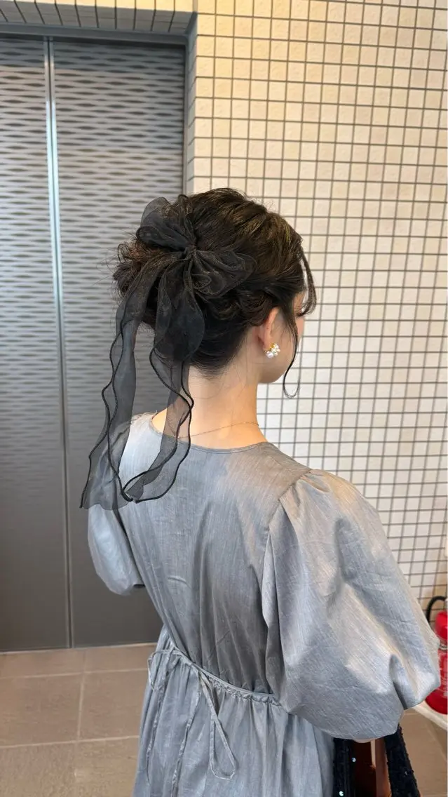 セミロング ヘアセット mina★ショート cutモデル募集中のヘアスタイル