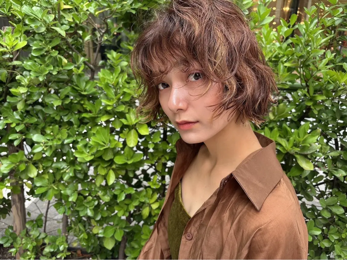ショート カラー 🔶髪質改善/縮毛 ✨ 山郷敏彦🟢のヘアスタイル