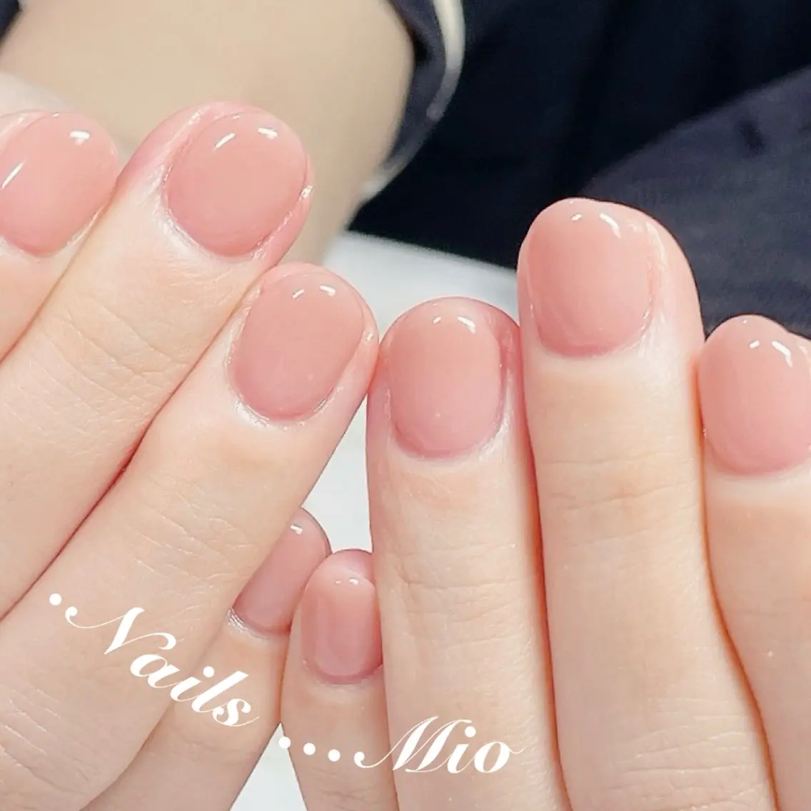 ネイル ジェルネイル ワンカラーネイル .Nails Mio 赤羽西ネイルサロンのネイルデザイン