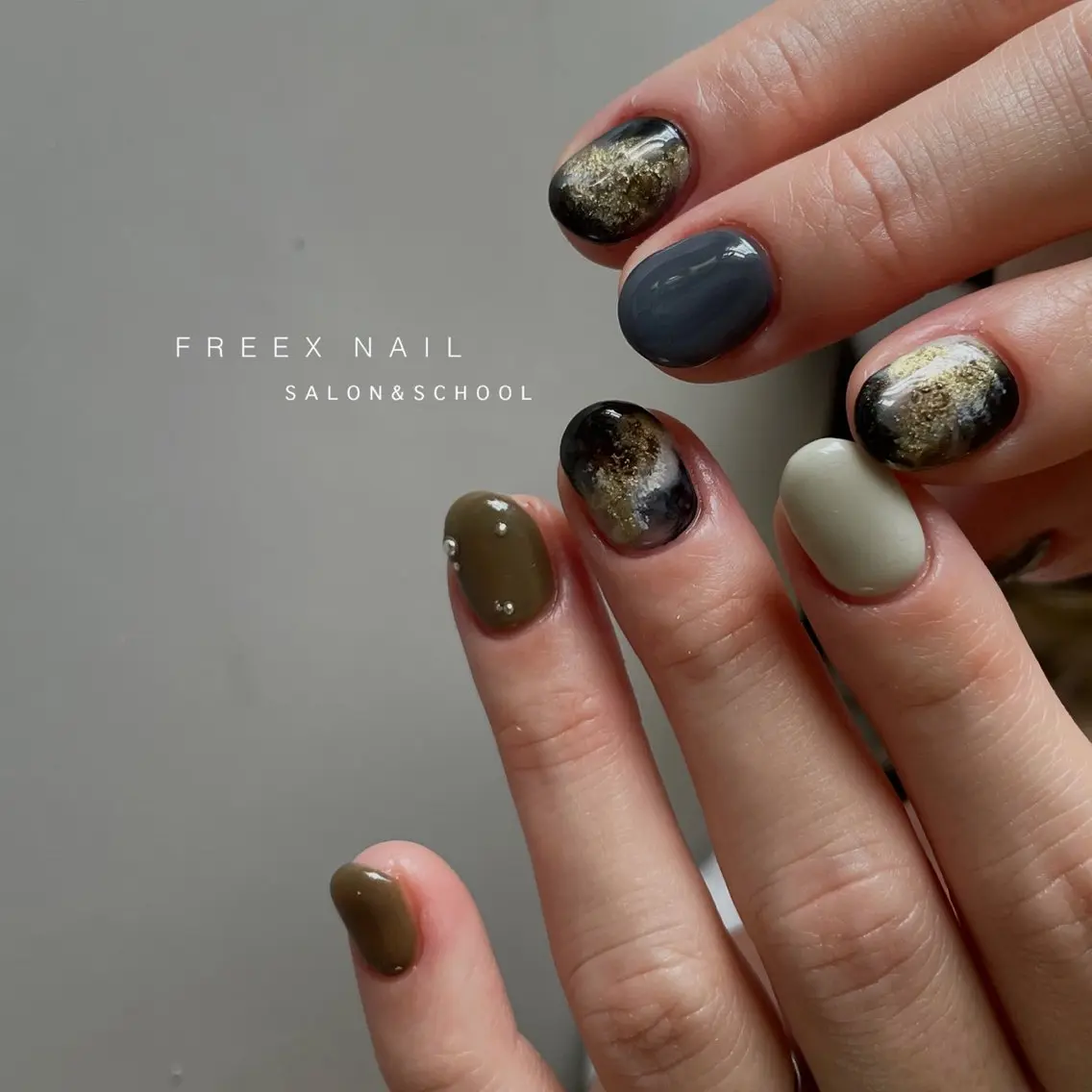 ネイル ニュアンスネイル ハンドネイル ハンドケア freex nail /ニュアンス/個性派のネイルデザイン