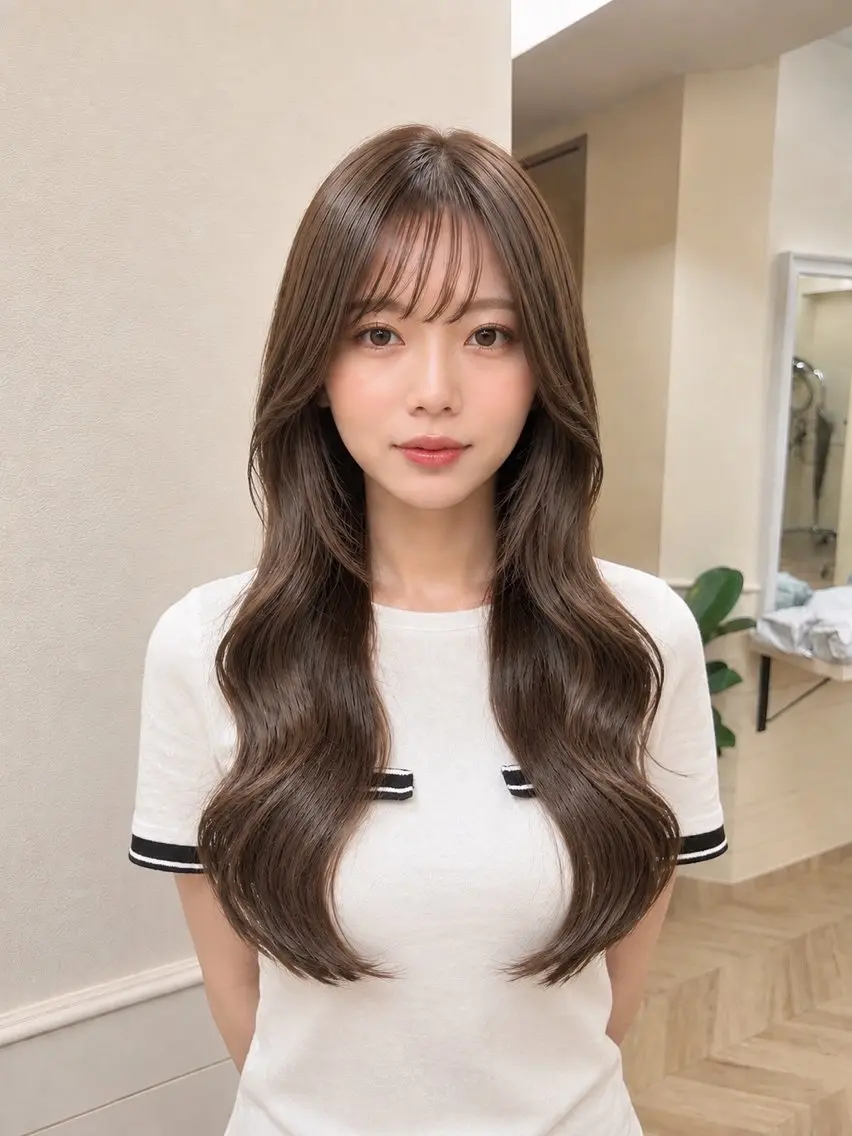 ロング カラー ヘアアレンジ グレージュ レイヤーカット 🫧レイヤー/透明感 🫧Ryuseiのヘアスタイル