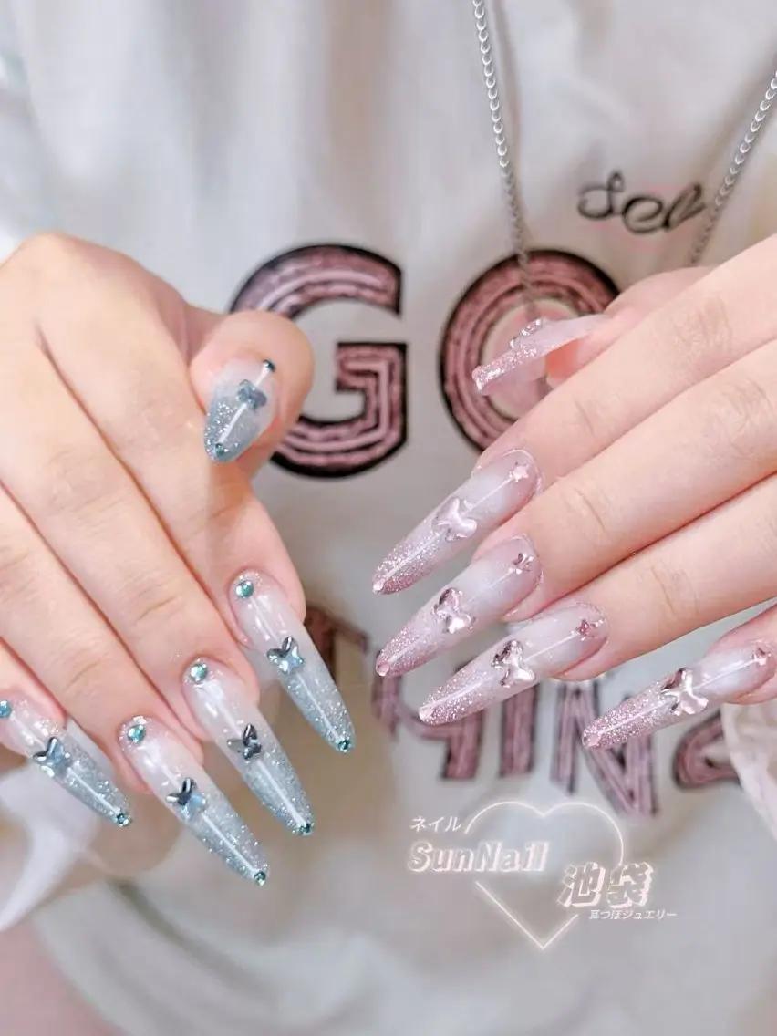 ネイル チークネイル 長さ出し フレンチネイル ガーリー 韓国ネイル ハンドネイル ハンドケア Sun Nail 池袋のエステ・リラクイメージ