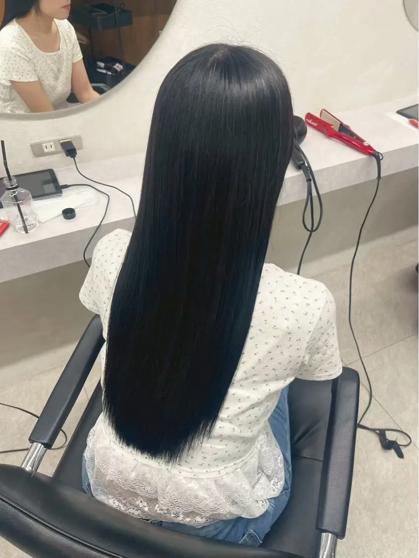 うる艶・透明感ワンカラー➕1ステップトリートメント🤍✨️の写真