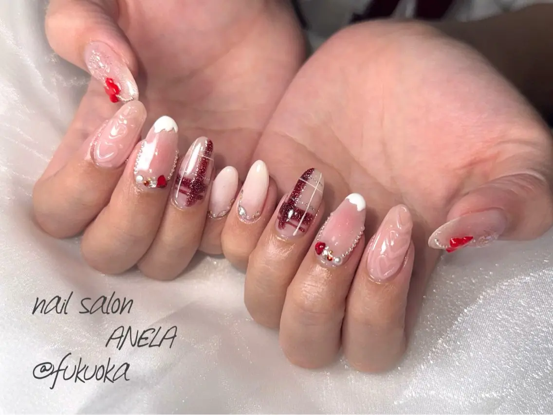 ネイル 冬ネイル nail salon ANELA mayaのネイルデザイン