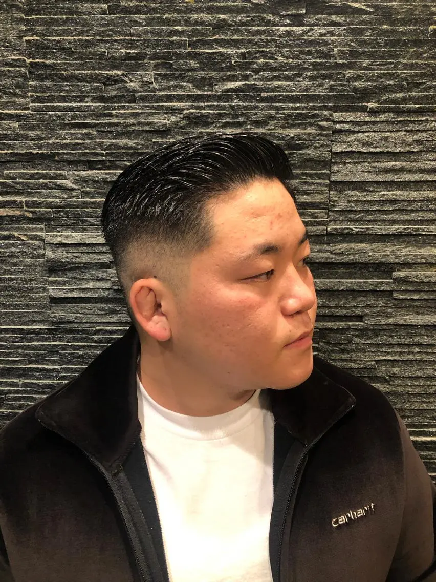 カット&フェード&ヘアセットの写真