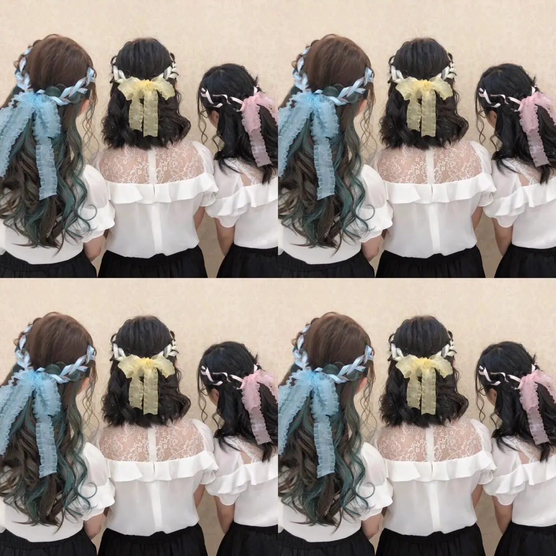 セミロング ヘアアレンジ ハーフアップ ヘアセット 🌷MAYU 🌷のヘアスタイル