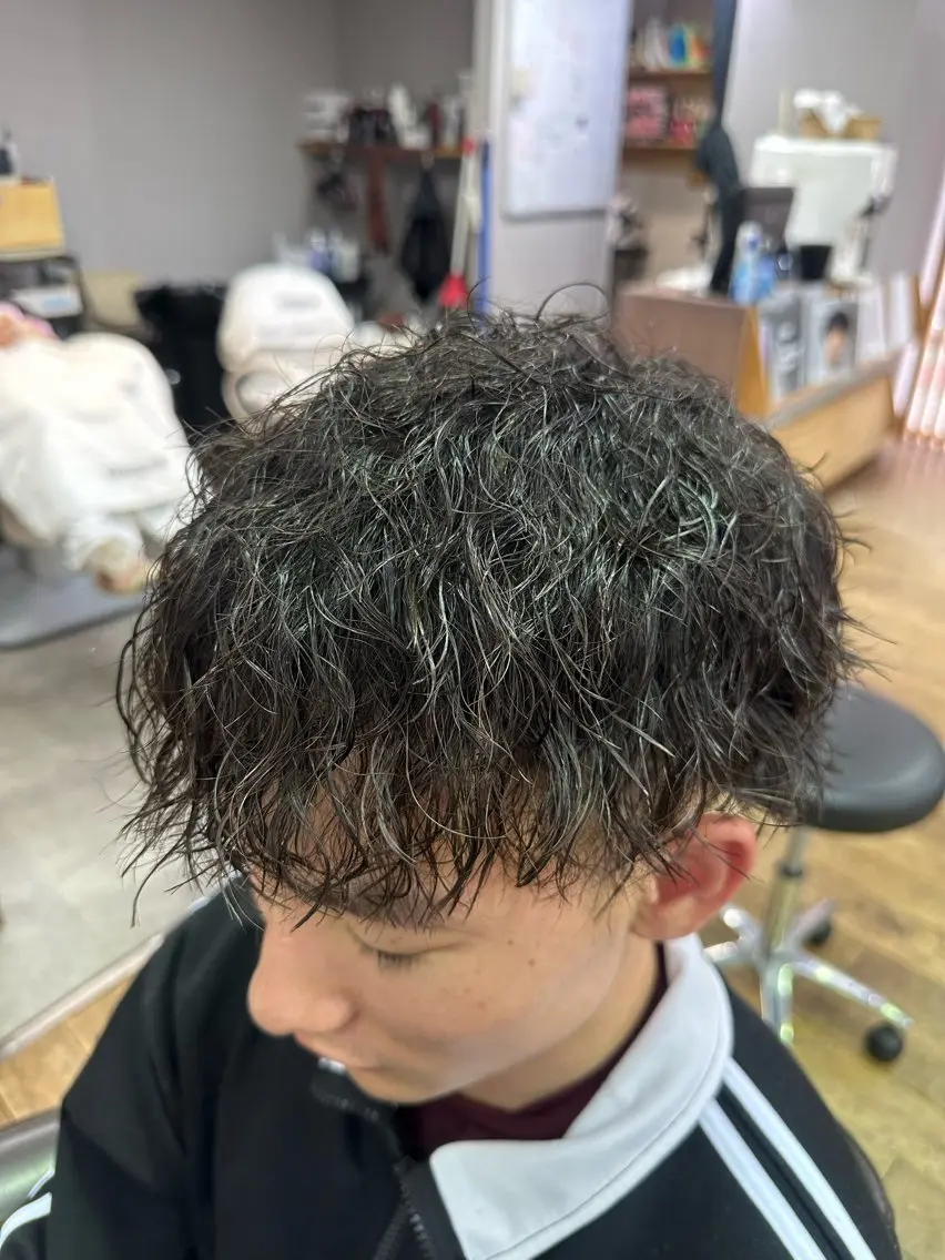 パーマ メンズ カット パーマ 🩷PEEQS吉田 愛梨【西川口】🩷のヘアスタイル