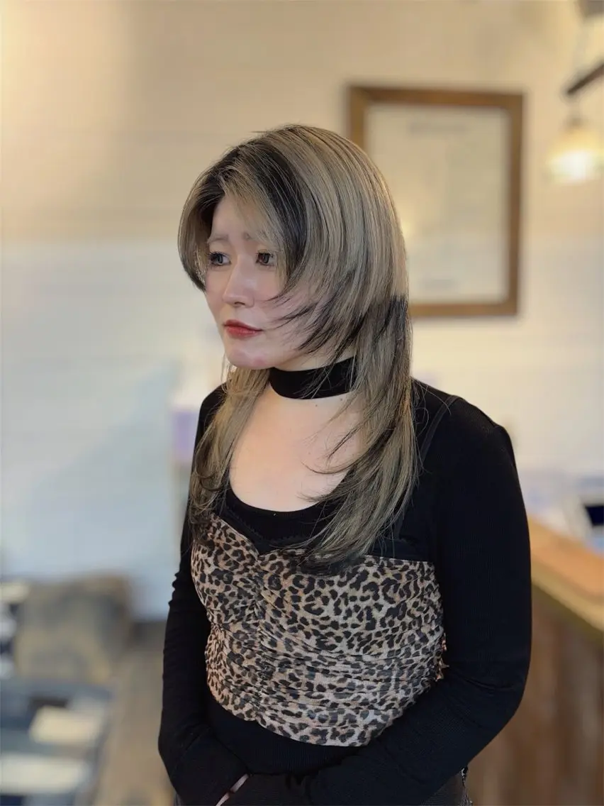 ロング カット ヘアカラー トリートメント FUJII MARINのヘアスタイル