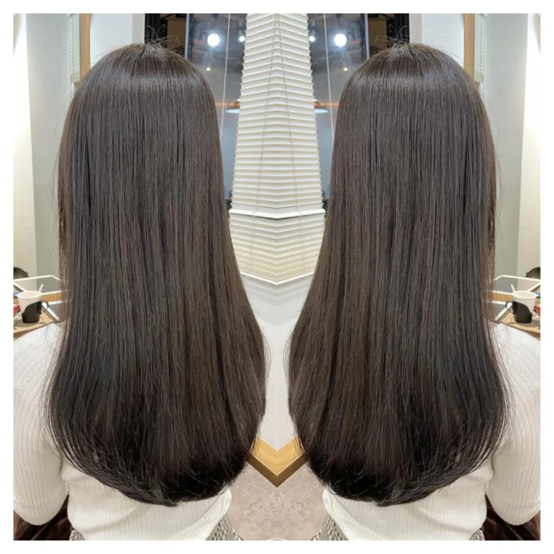 ロング カラー カット ヘアカラー トリートメント 村山 茉衣のヘアスタイル
