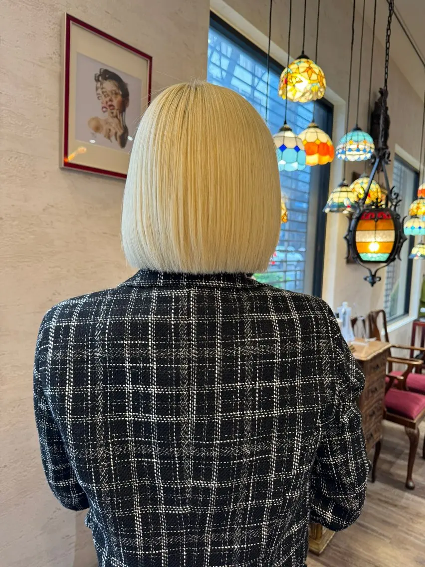 ショート ボブ マツノ ユウキのヘアスタイル