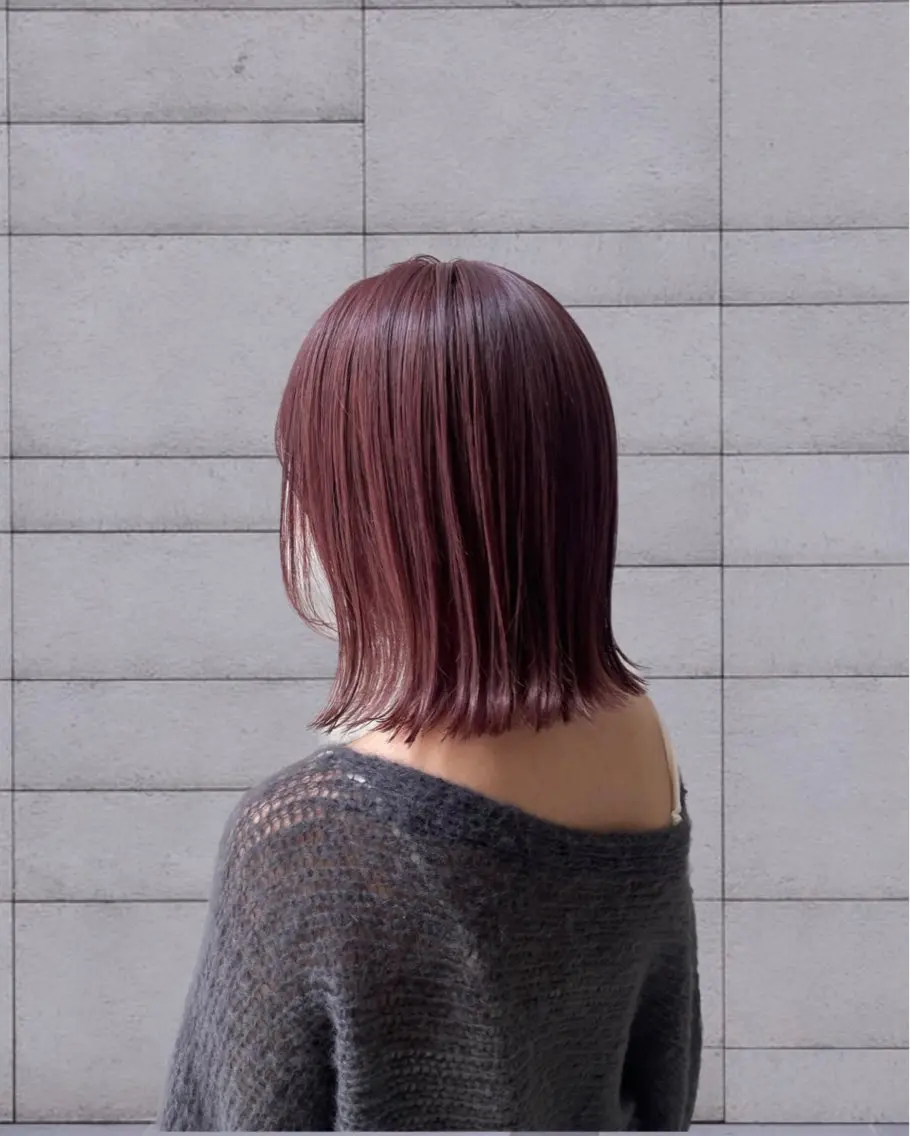 ミディアム カラー トリートメント ヘッドスパ ayano / 透明感・くすみカラーのヘアスタイル