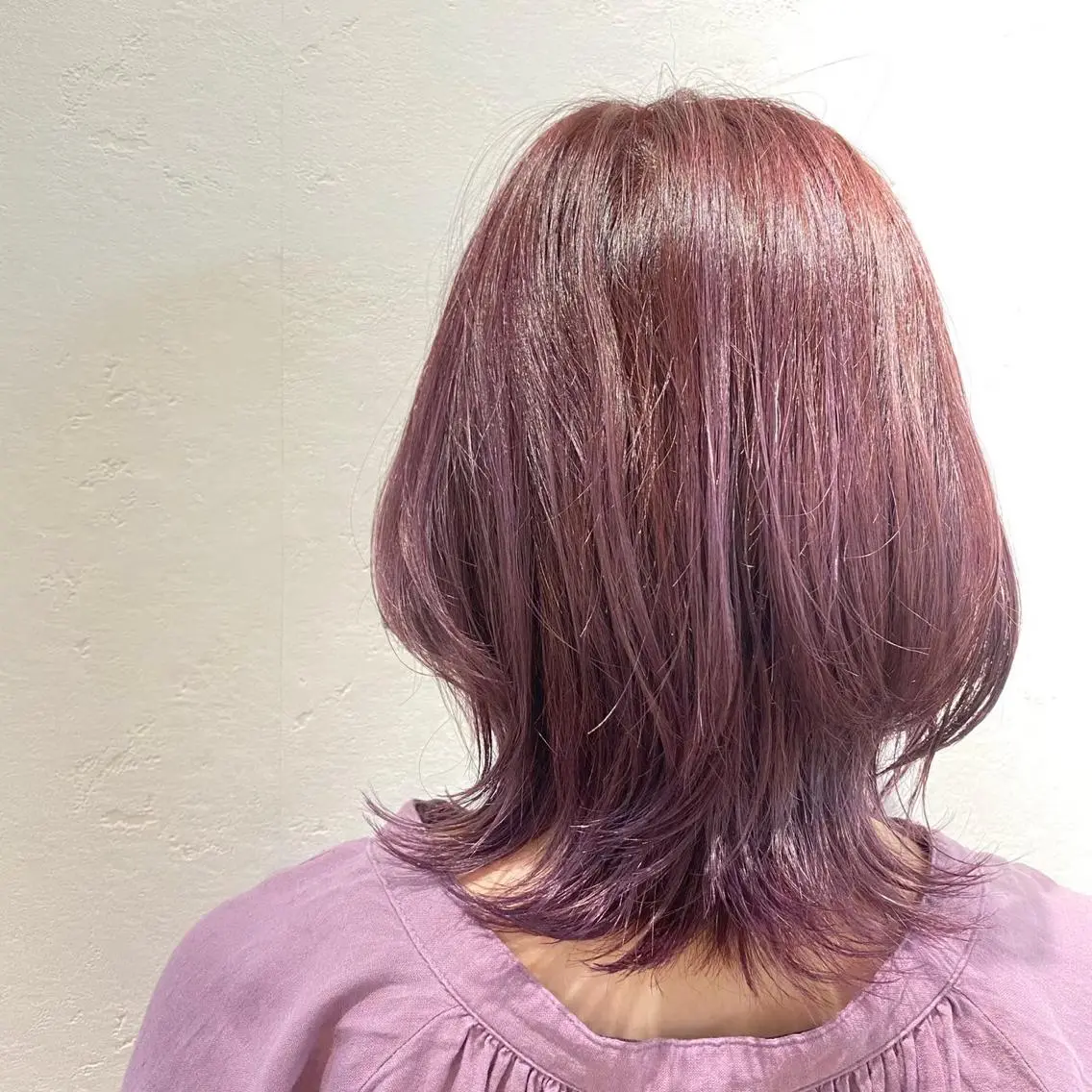ミディアム カラー 山本 帆乃果のヘアスタイル