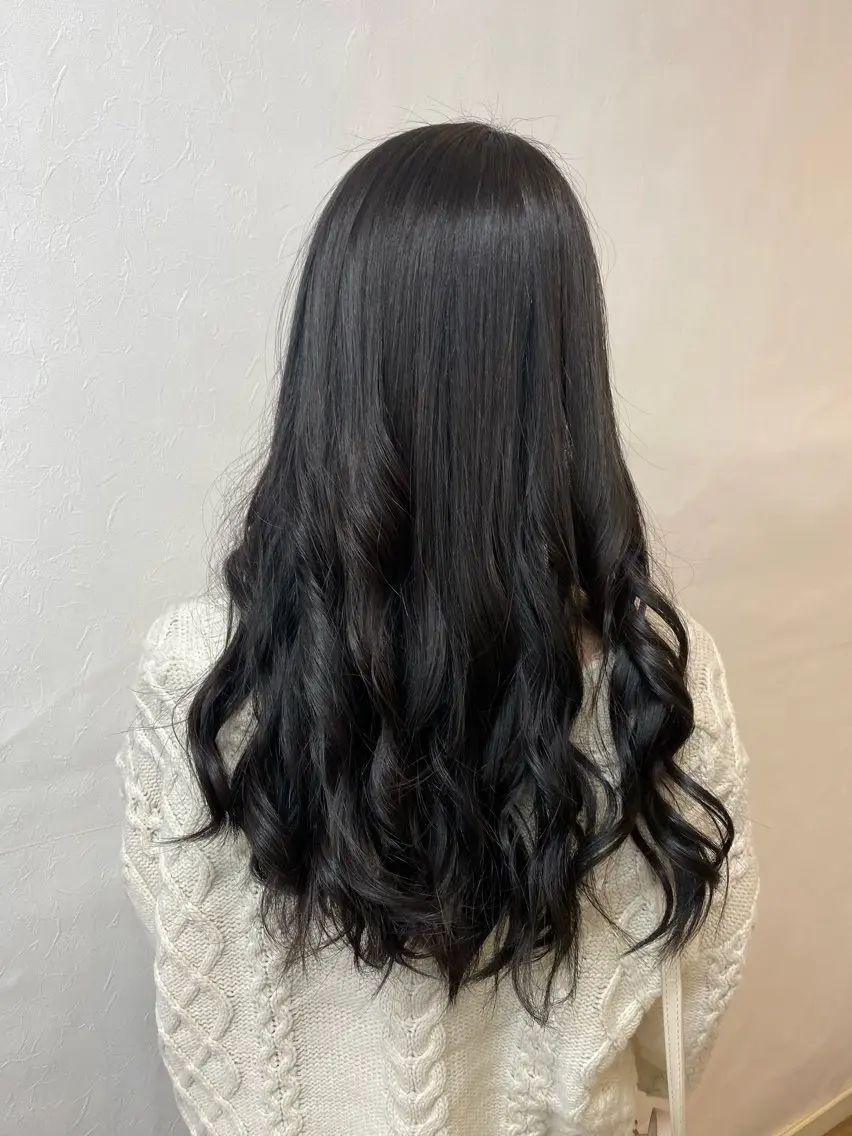 ロング トリートメント カット ヘアカラー トリートメント ヘッドスパ GLOSS 心斎橋 山上のヘアスタイル