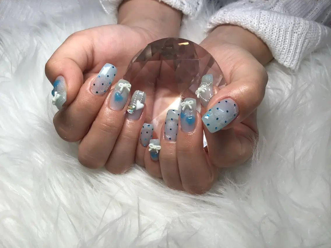 セミロング ハンドネイル lulushe 池之上のネイルデザイン