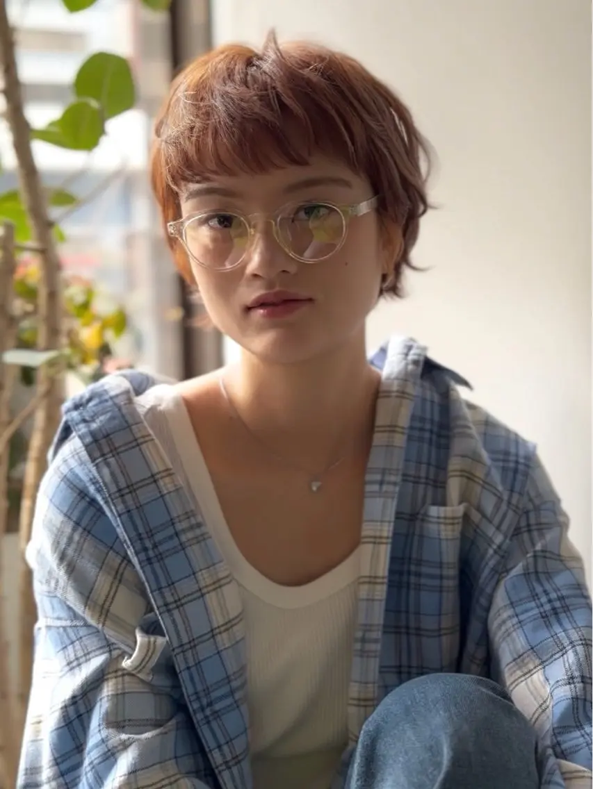 ショート カラー 銀座/骨格診断 パーソナルカラー菅原のヘアスタイル