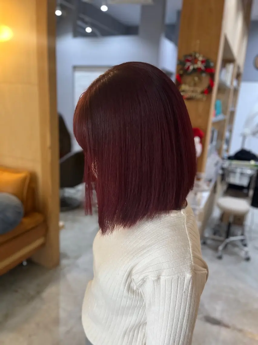ミディアム miloc naha ナナカのヘアスタイル