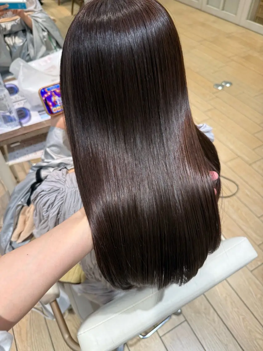 ロング カラー グレージュ ラベンダーカラー ラベンダーグレージュ ラベンダーグレー ピンクカラー カット ヘアカラー トリートメント のん/表参道美容師 /のんめいく💘のヘアスタイル