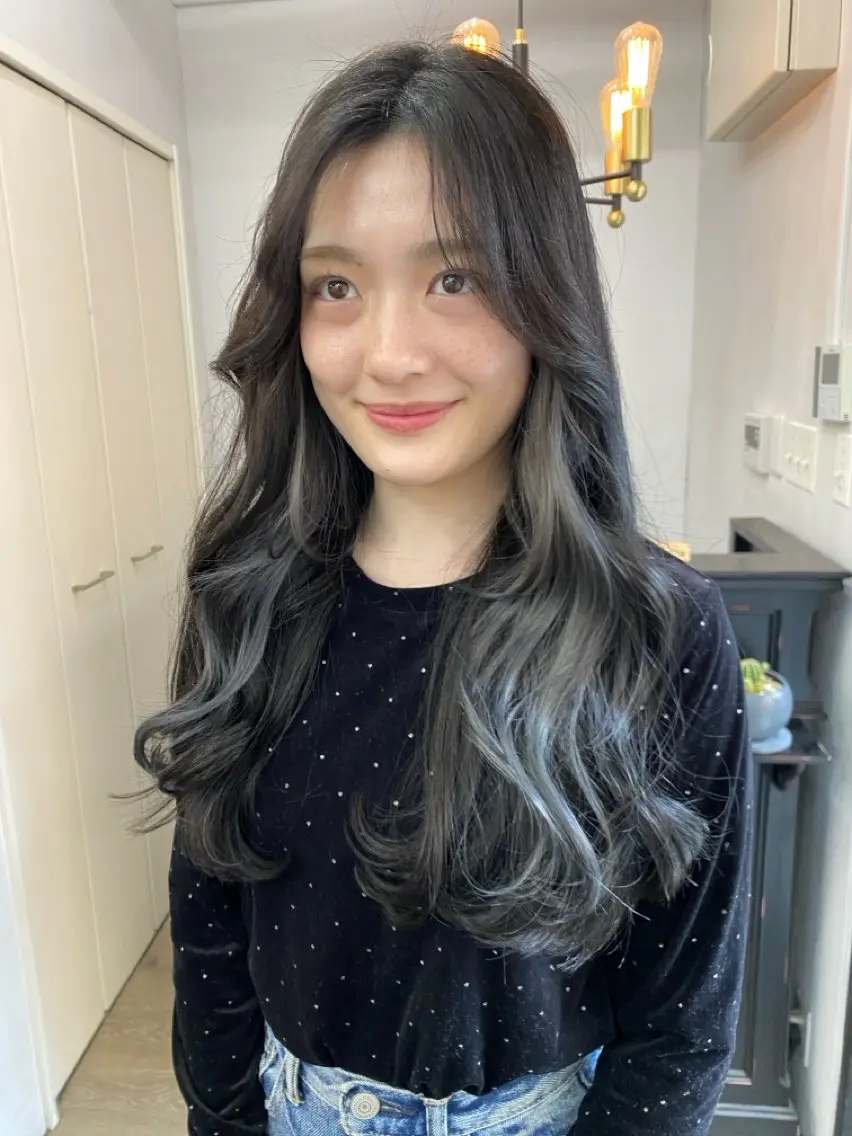 ロング カット ヘアカラー 店長【似合わせヘア】 前杉健太のヘアスタイル