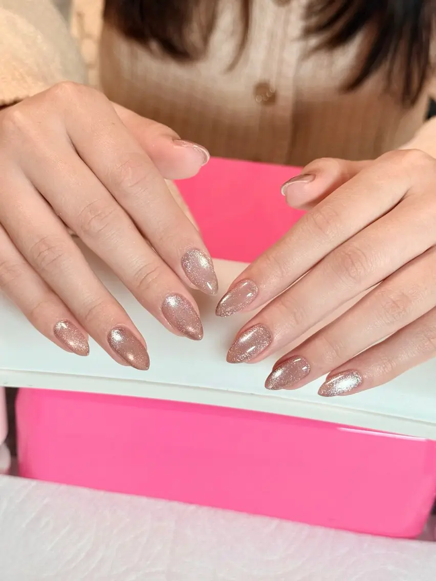 自爪マグネットネイル💅🏻オフあり❄️ ウォーターケア付きの写真
