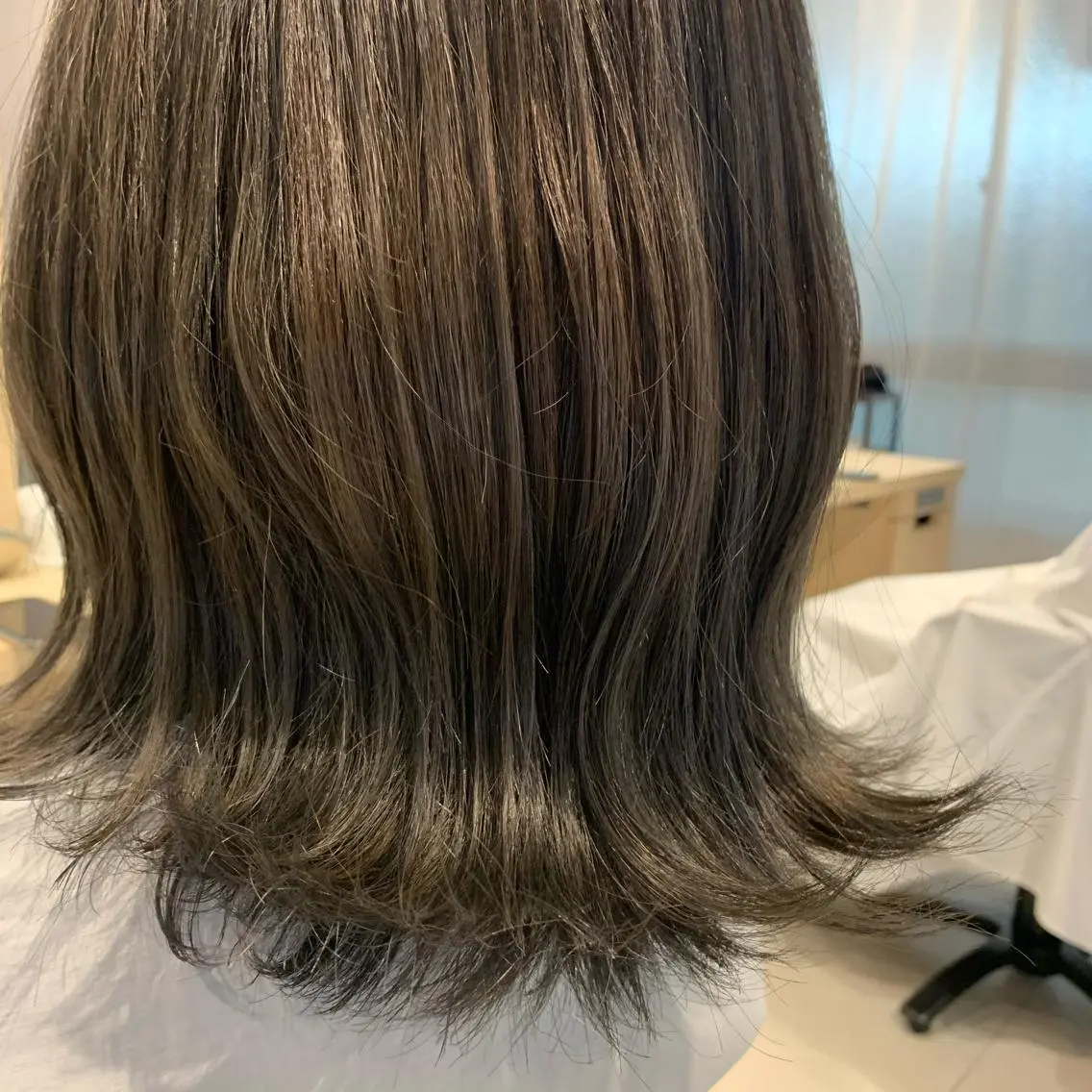 ミディアム 西岡 優太のヘアスタイル