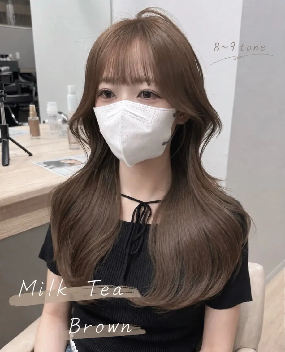 ロング 渡辺 月のヘアスタイル