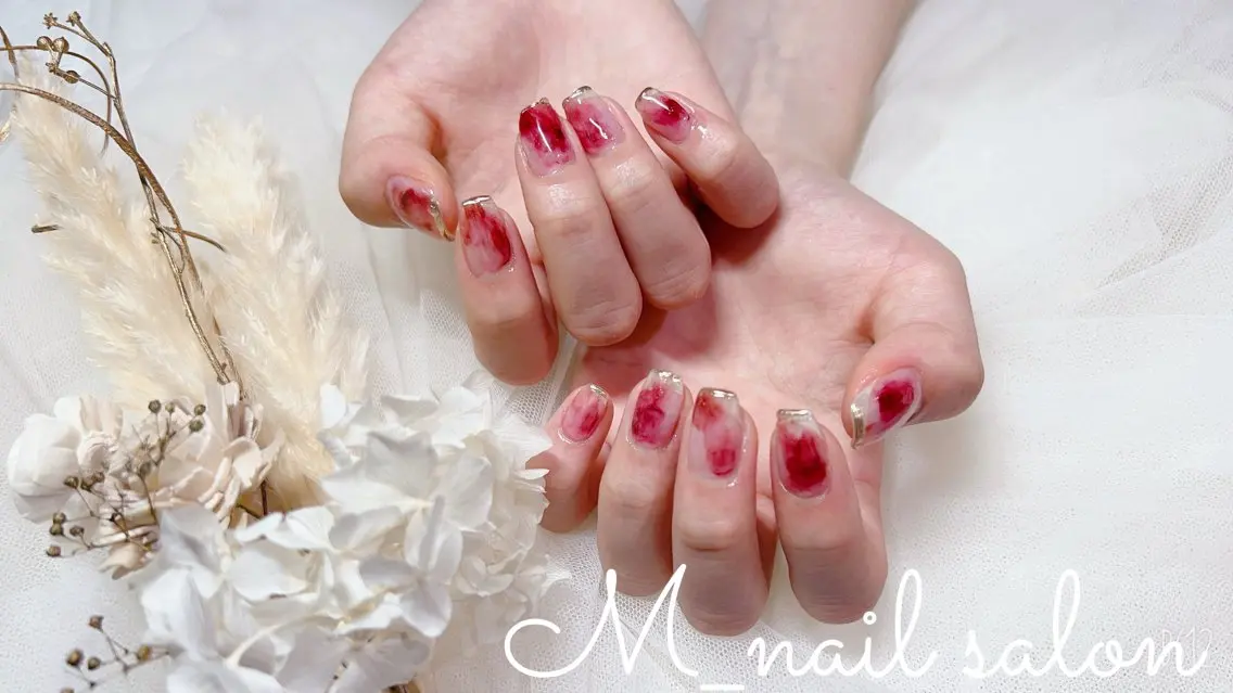 ネイル シンプルネイル M_ nail salonのネイルデザイン