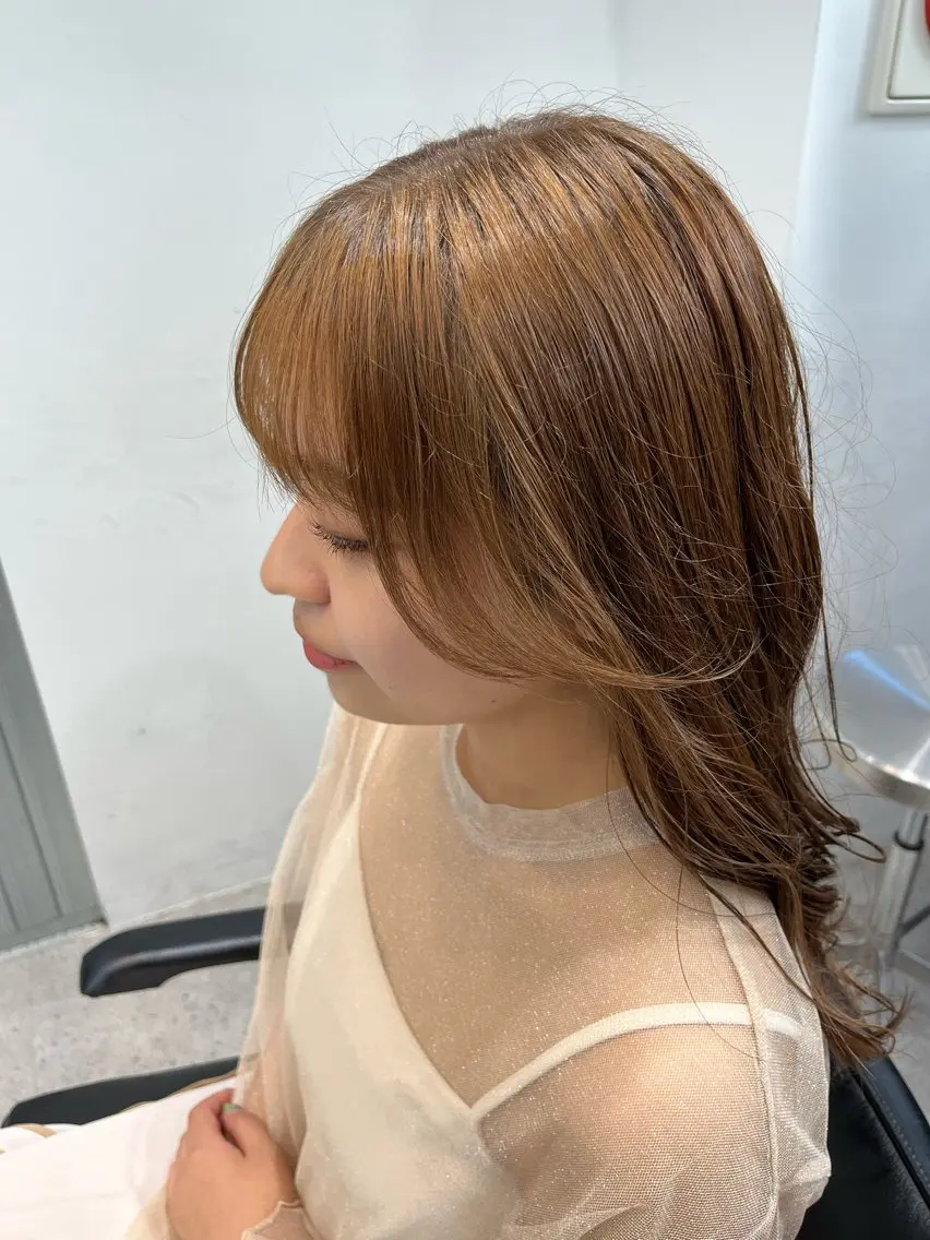 ロング カラー ブリーチ ブラウンカラー ヘアカラー メンズスタイル特化 /fifthりっくんのヘアスタイル