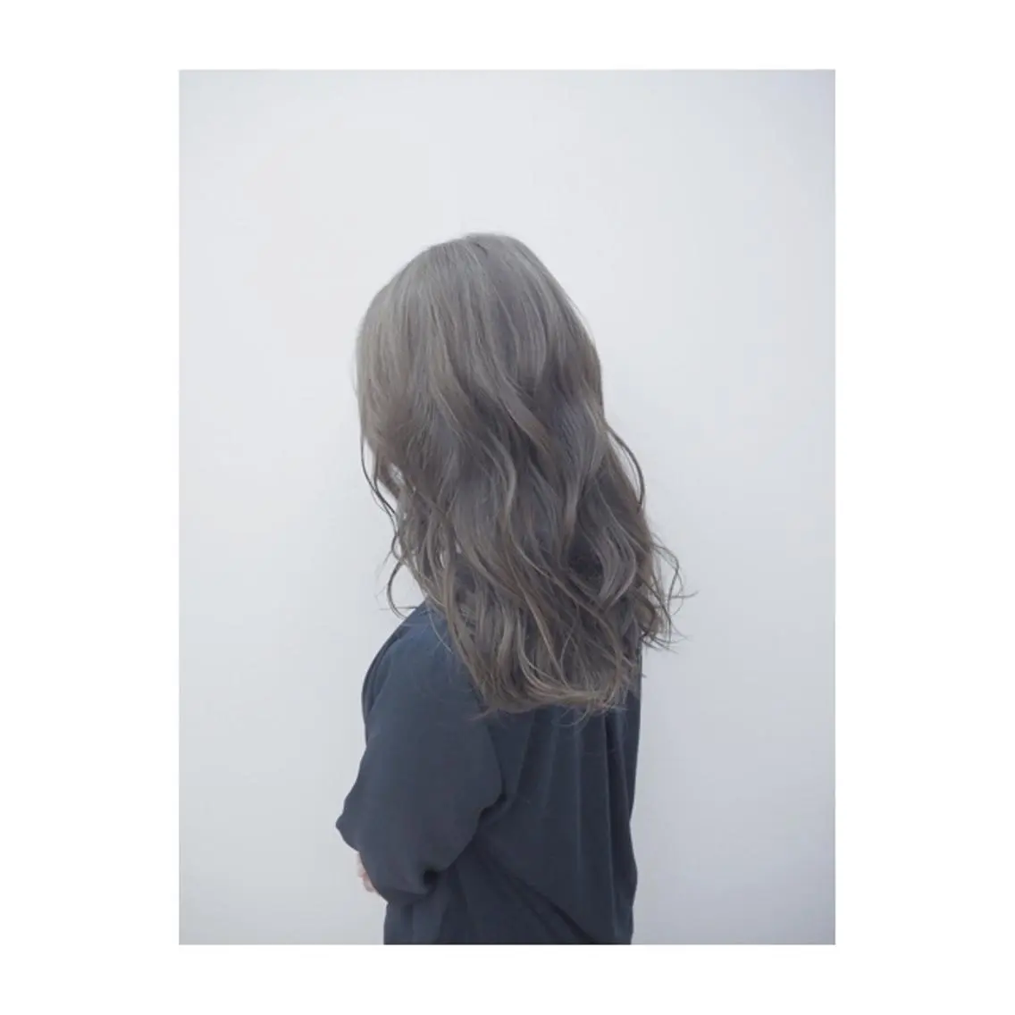 ロング カラー 永岡 鉄平のヘアスタイル