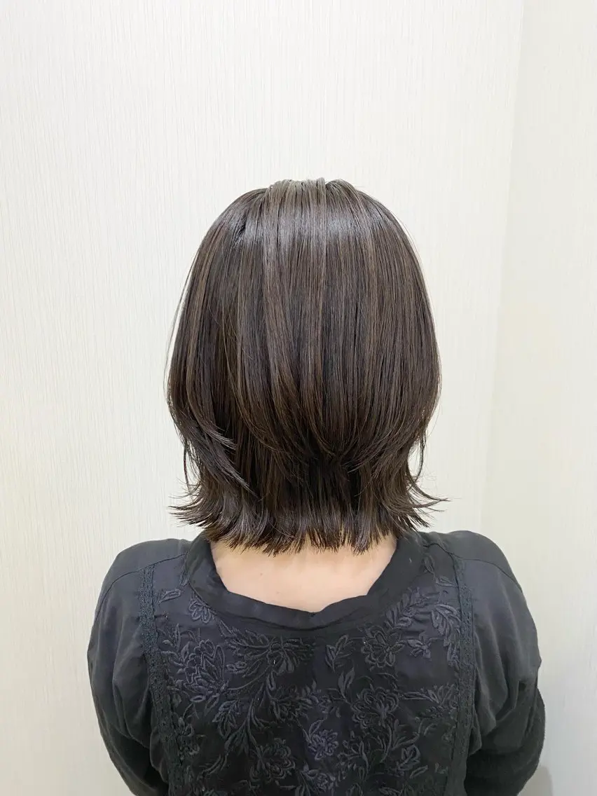 ミディアム カラー カット ヘアカラー トリートメント naitre 🌼SHIORI🌼のマツエク・マツパデザイン