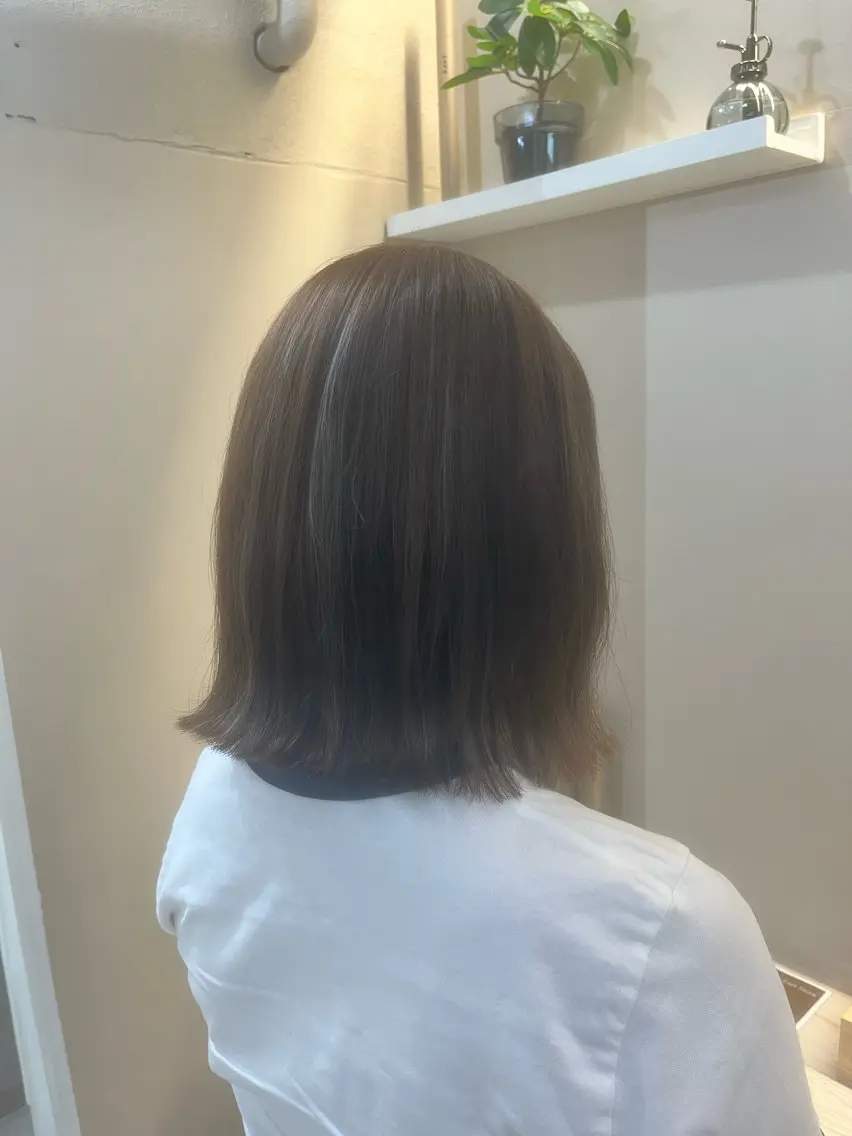 ミディアム カラー カット ヘアカラー トリートメント 多系統似合わせ/ tsuburaのヘアスタイル