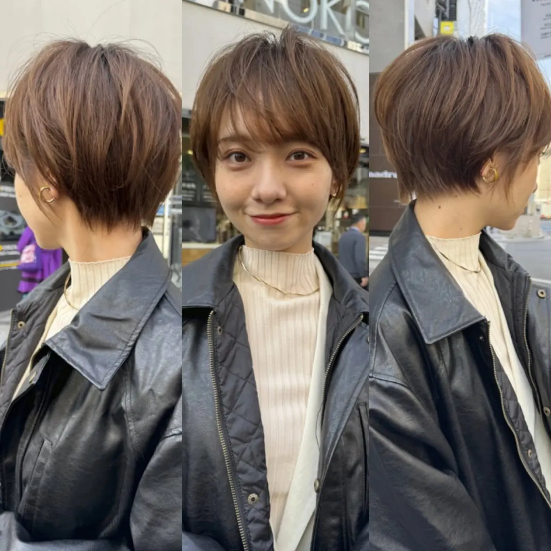 ショート 髪悩み解決ショート ✄山嵜菜織のヘアスタイル